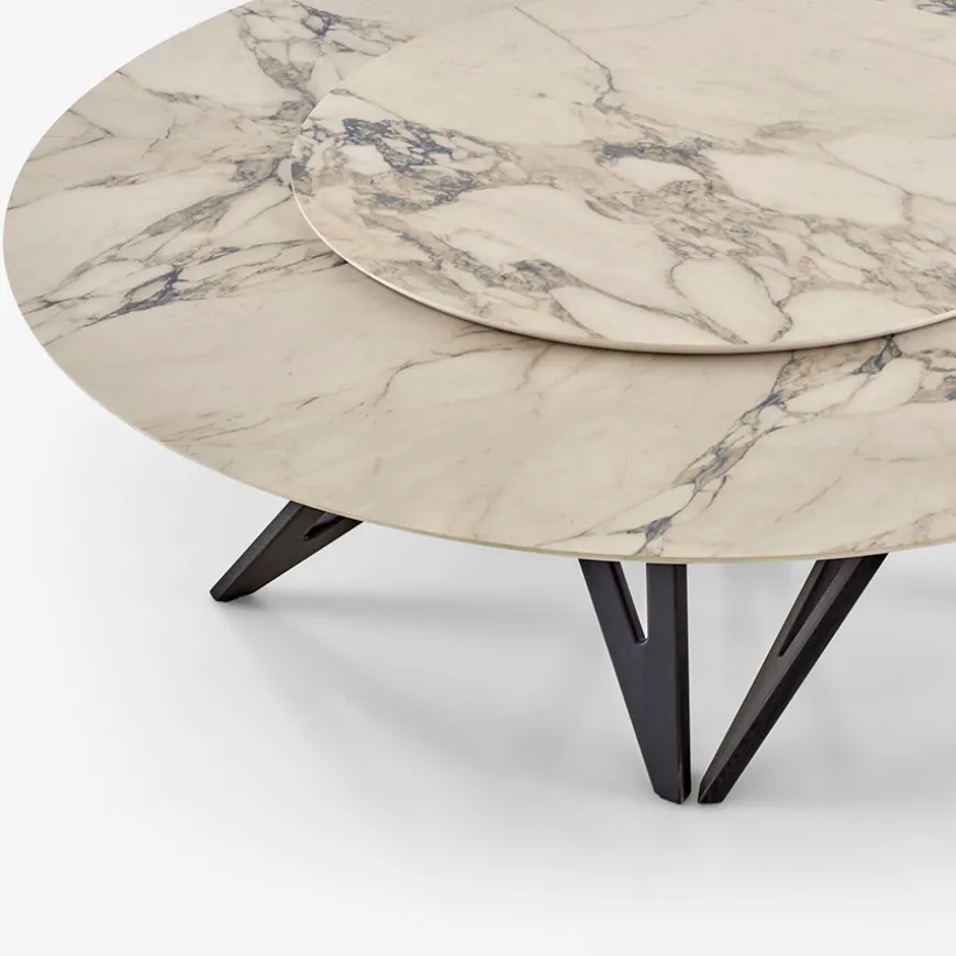 Ennéa spisebord med Lazy Susan fra Ligne Roset