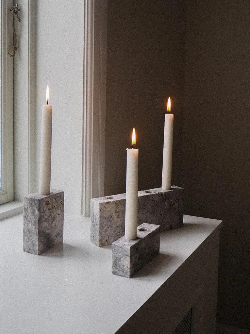 Epode Lysestage, calacatta violetta fra Wabi Sabi Nordic