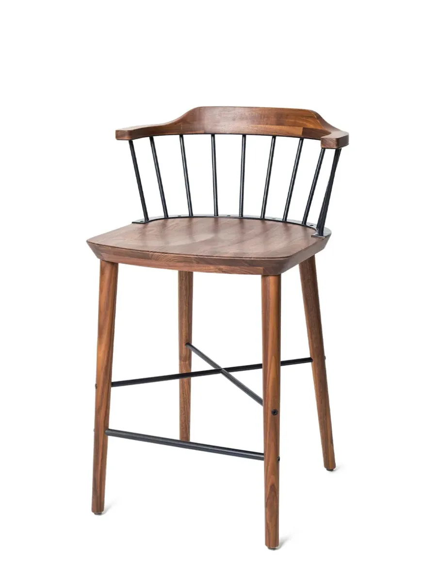 Exchange Counter Stool SH 61, walnut fra Stellar Works