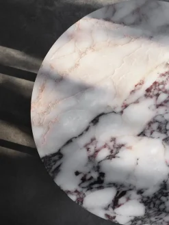 Florence sofabord Ø90, white viola fra New Works