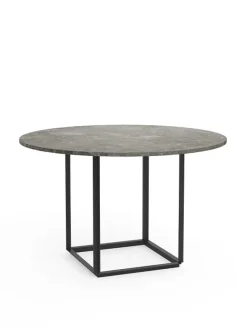 Florence spisebord Ø120, gris du marais fra New Works