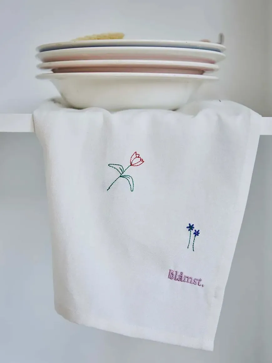 Flower Viskestykke fra Blåmst