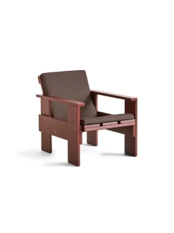 Foldbar sædehynde til Crate Loungechair, Iron Red fra Hay
