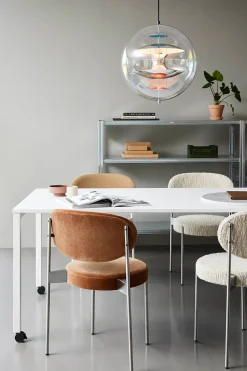 Globe, Brass Finish pendel Ø40 af Verner Panton