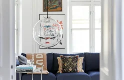 Globe, Brass Finish pendel Ø40 af Verner Panton