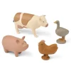 Hallie Farm Animals, 4-pack fra Liewood
