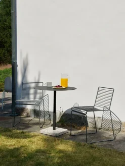 Hee Dining Chair, hot galvanised fra Hay