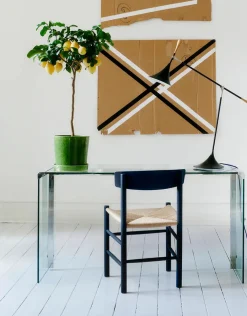 J39 Folkestolen, indigo blue af Børge Mogensen