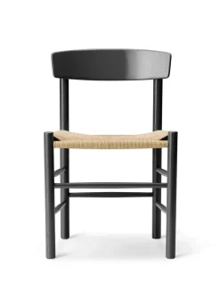 J39 Folkestolen, sortlakeret bøg af Børge Mogensen