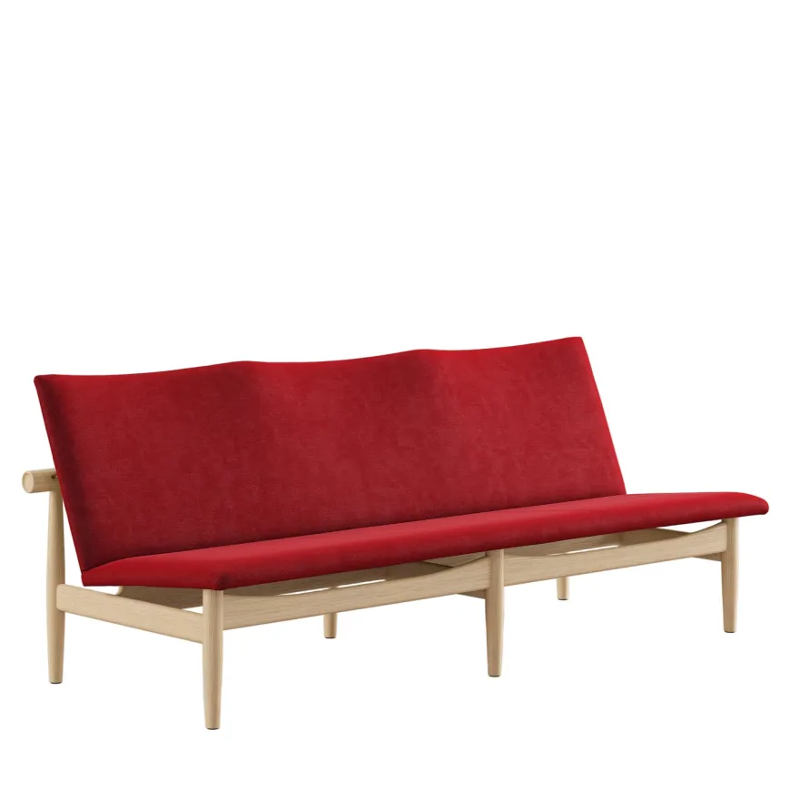 Japan 3 pers. sofa, eg klar olie af Finn Juhl