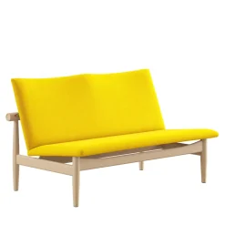 Japan 2 pers. sofa, eg klar olie af Finn Juhl