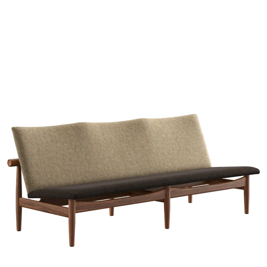 Japan 3 pers. sofa, eg olie af Finn Juhl