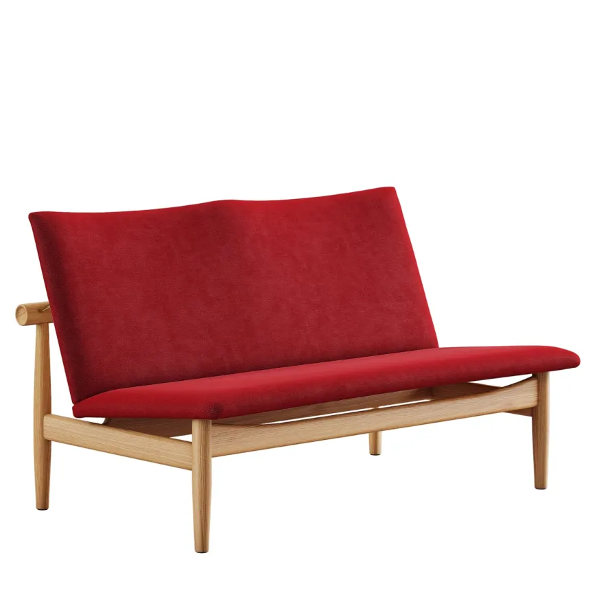 Japan 2 pers. sofa, eg olie af Finn Juhl