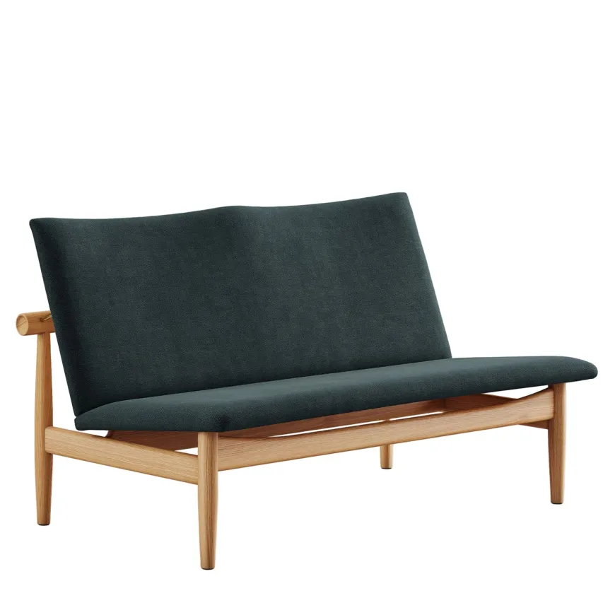 Japan 2 pers. sofa, eg olie af Finn Juhl