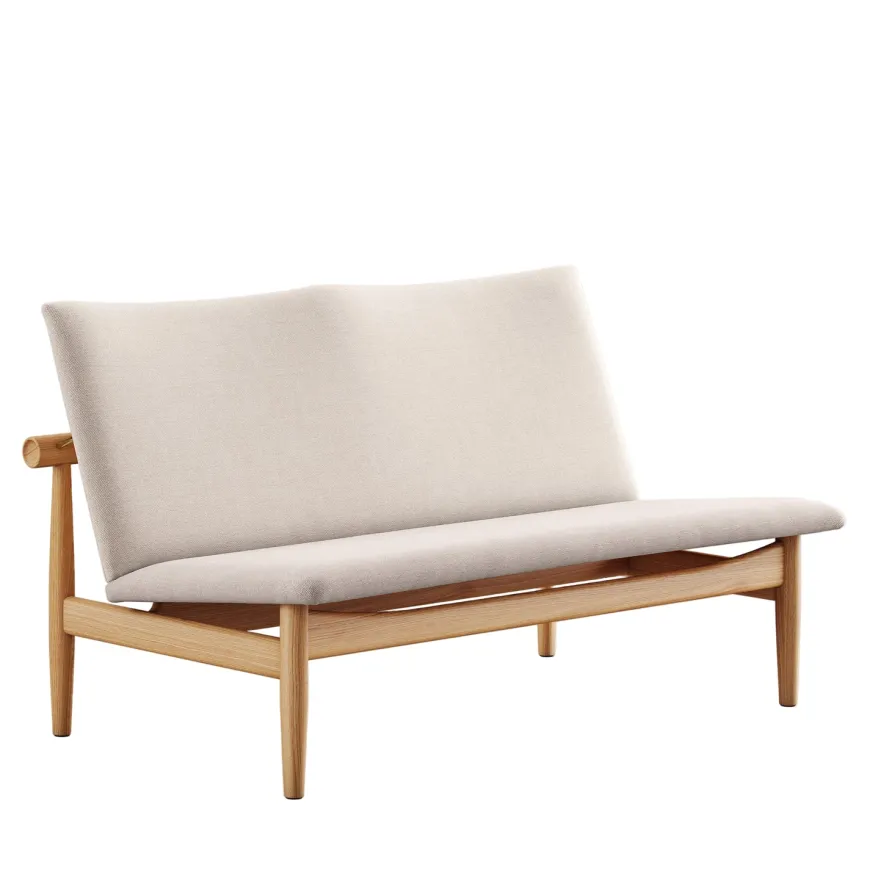 Japan 2 pers. sofa, eg olie af Finn Juhl
