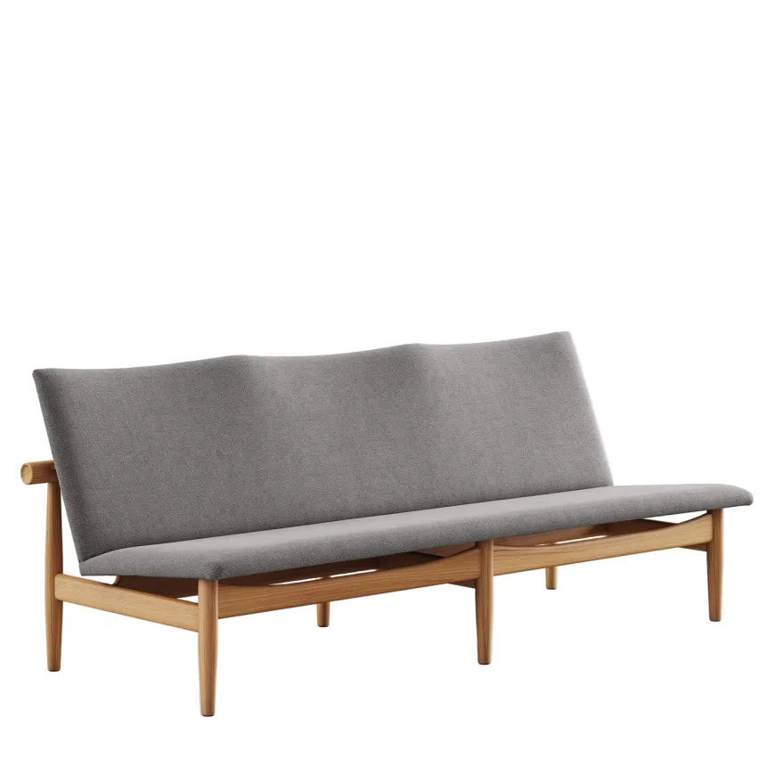 Japan 3 pers. sofa, valnød af Finn Juhl