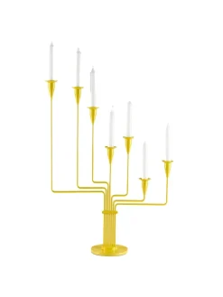 Karlsvognen Table Lysestage, messing fra Piet Hein