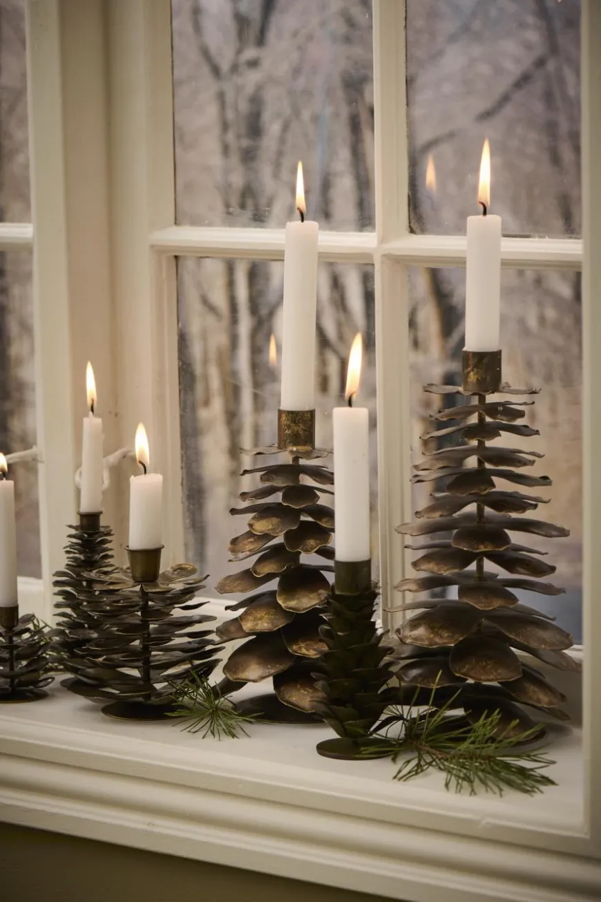 Kogle Lysestage til 2,2 cm lys fra Ib Laursen