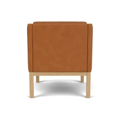 L46 MK155 lænestol, cognac læder af Mogens Koch