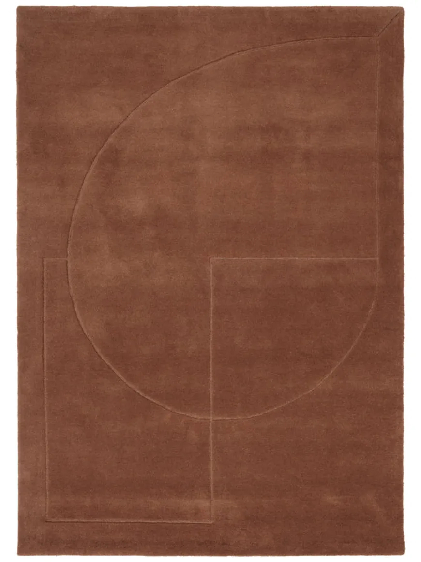 Lineal Poem Tæppe, Beige fra Linie Design