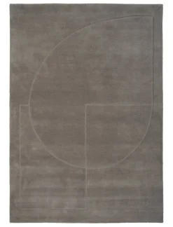 Lineal Poem Tæppe, Grey fra Linie Design