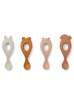 Liva silikone skeer 4-pak, rose mix fra Liewood