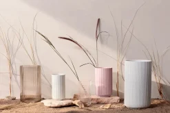 Lyngbyvasen i grøn glas fra Lyngby Porcelæn