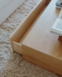 Mass Sofabord, høj m. skuffe fra New Works