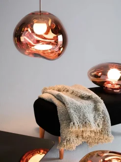 Melt Pendant Copper, 50 cm fra Tom Dixon