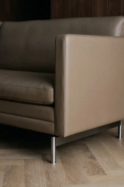 MH276 4 pers. sofa i Baltique anilinlæder fra Mogens Hansen