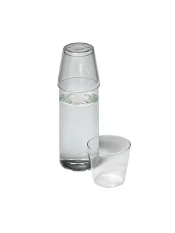 Milk, set of 1 carafe + 2 glasses, clear fra Nine