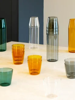 Milk, set of 1 carafe + 2 glasses, aqua fra Nine