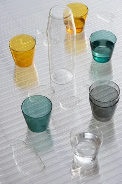 Milk, set of 1 carafe + 2 glasses, aqua fra Nine