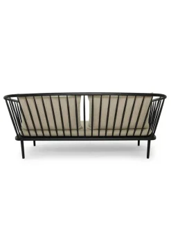 Mollis sofa, sort eg og uld fra Mater