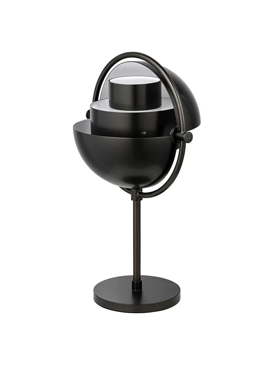 Multi-Lite Portable Bordlampe, krom/hvid fra GUBI