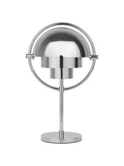 Multi-Lite Portable Bordlampe, krom/hvid fra GUBI