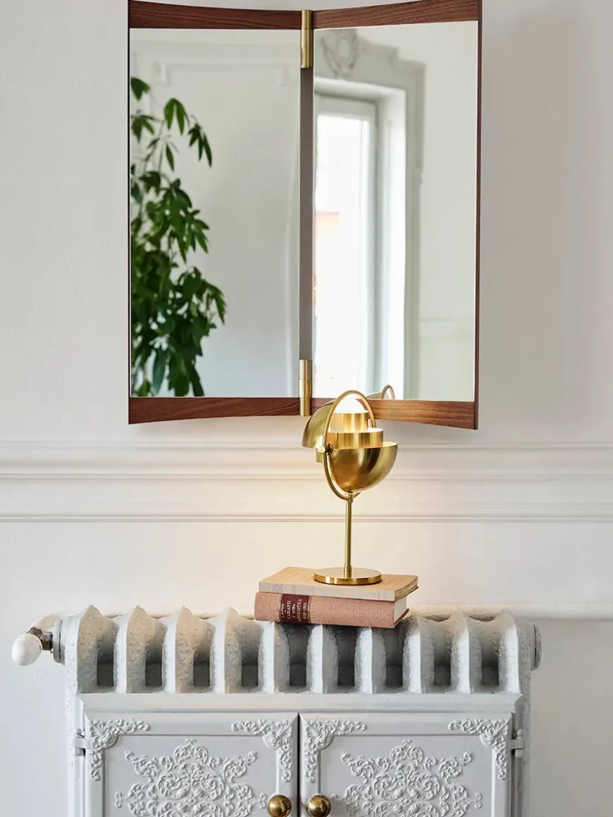 Multi-Lite Portable Bordlampe, krom/hvid fra GUBI