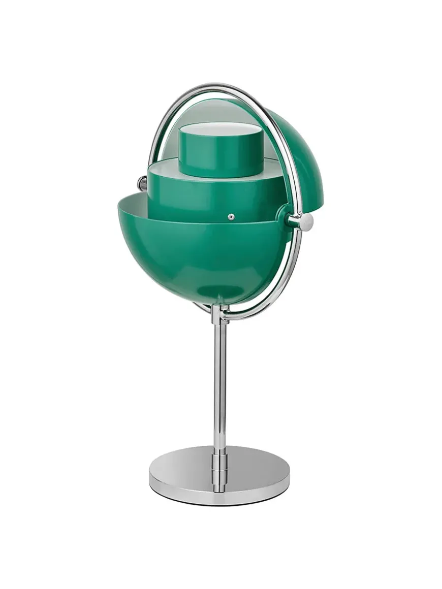 Multi-Lite Portable Bordlampe, krom/hvid fra GUBI