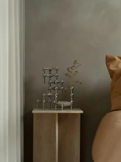 Nagel Lysestage, bronzeret messing fra STOFF Nagel