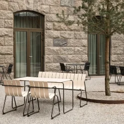 Ocean Bænk, burnt red fra Mater