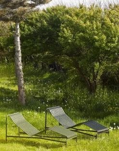 Palissade Chaise Longue, hot galvanised fra Hay
