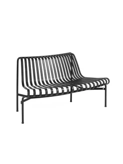 Palissade Park Dining Bench, out, iron red fra Hay