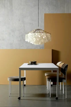 Panton Move spisebord, White af Verner Panton