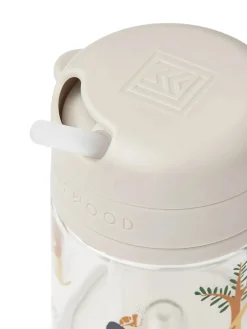 Pavia Tritan Straw Cup 280 ml, sea creature/sandy fra Liewood