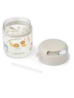 Pavia Tritan Straw Cup 280 ml, peach/sea shell fra Liewood