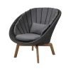 Peacock Loungestol, Soft Rope m/ben i teak fra Cane-line