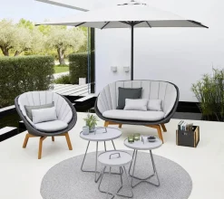 Peacock 2-pers. Sofa, Soft Rope fra Cane-line