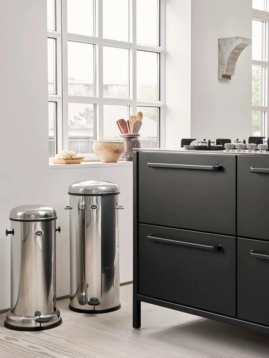 Pedalspand VIPP17 - 30 L, Stainless Steel fra Vipp