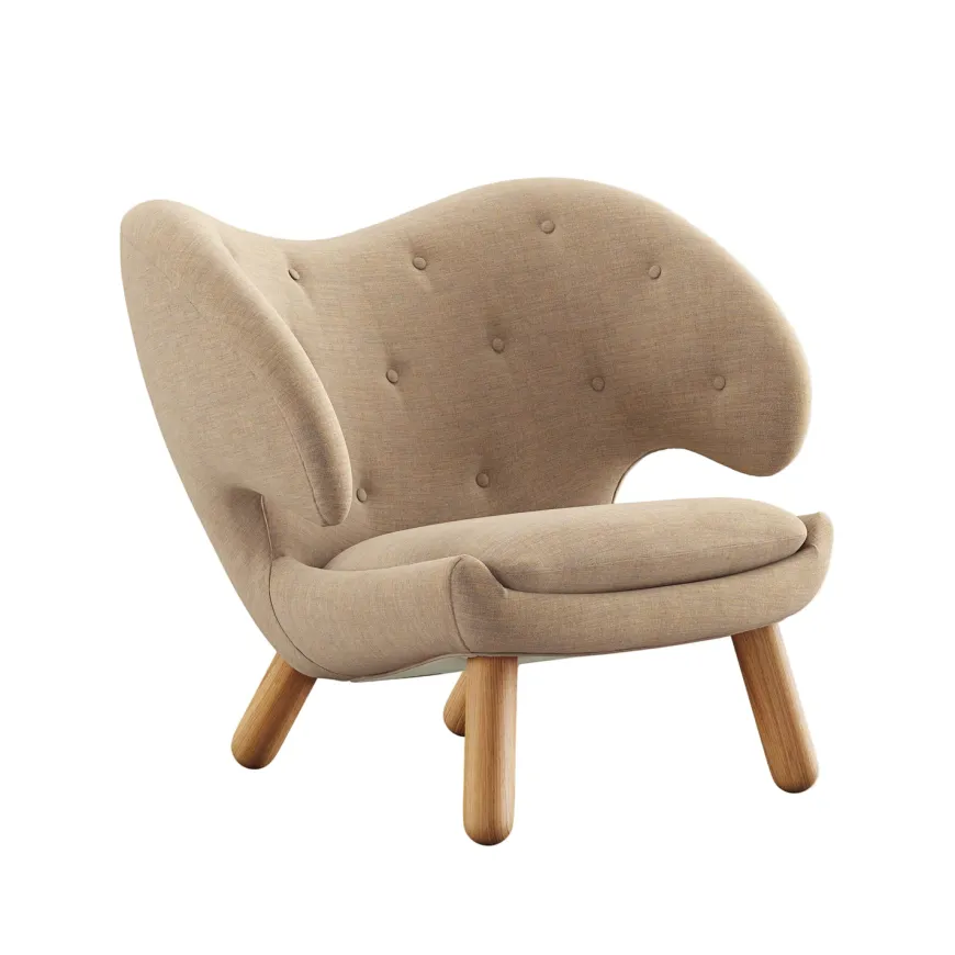 Pelikan stol, eg klar olie af Finn Juhl