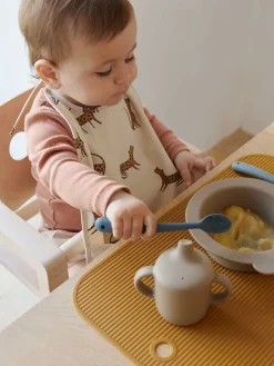 Peony skål m. sugekop 2-pak, Sandy/Oat fra Liewood